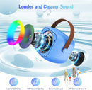 Mini Karaoke Machine for Kids Adults: Portable Bluetooth Karaoke Speaker with 2 Wireless Microphones, Karaoke Gifts for Girls Boys Ages 4-12+ Years Old Christmas Birthday Home Party(Navy Blue) by TinyTreasures Baby Boutique