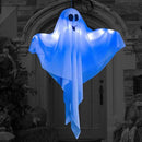 4 Pack Halloween Hanging Ghost Decorations, 27.5" Light Up Spooky Floating Ghosts with LED Glow, Waterproof Outdoor & Indoor Haunted House, Porch, Yard, Garden Party Decor by CozyNest Decor