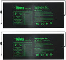 iPower 48" x 20.75" Seeding Heat Mat with Thermostat Temperature Adjustable Knob, 2 Pack Durable Warm Hydroponic Plant Germination Starting Pad by GreenHaven Gardens