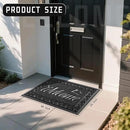 Yimobra Welcome Mat Outdoor Indoor, Waterproof Heavy Duty Front Door Mat Outside Entrance, Extra Sturdy Non-Slip Doormat, Low Profile, Dirt Trapping, 36x24 Inches, Black by CozyNest Decor