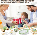 SMILESSKIDDO Kids Explorer Kit, 27 Pcs Outdoor Explorer Kit & Bug Catching Kits - Kid Nature Kits Outdoor Camping Adventure Toys for Kids 3+ Years Old by TinyTreasures Baby Boutique