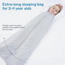 TotAha Toddler Sleep Sack 1.0 TOG for 2T-3T-4T, Soft Wearable Blanket Baby Sleep Bag with 2-Way Safe Zippers,Fluffy Extra Large Sleeping Sacks, Grey by TinyTreasures Baby Boutique