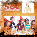 30 Pcs Halloween Mini Skeleton Figurine Decoration 6" Full Body Small Posable Skeletons Plastic Bones with Movable Joints Skeleton Figure for Halloween Garden Graveyard Haunted House Party Decor by CozyNest Decor