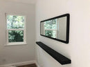 joelsantiques - 54 Inch Wooden Floating Shelves for Wall - 54x6x2 in - Made of Natural Wood - Long Heavy Duty Rustic Wall Shelves for Bedroom - Perfect for Living Room, Kitchen - Black by CozyNest Decor