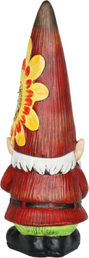 Exhart Garden Gnome, Red Hat Garden Statue Sculpture with Watering Can, Outdoor Lawn and Yard Decoration, 5 x 5 x 12.5 Inch by GreenHaven Gardens