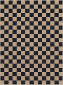 Lahome Checkered Easy Jute Rug, 9x12 Area Rug for Living Room Indoor Outdoor Carpet, Farmhouse Neutral Non Slip Non Shedding Stain Resistance Floor Carpet for Patio Dining Room Backyard by CozyNest Decor
