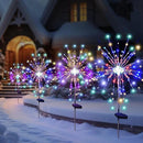 Solar Garden Firework Lights Outdoor Waterproof 6 Pack, 120 LED Sparklers, Colorful, for Patio, Backyard, Sidewalk, Christmas, Parties by GreenHaven Gardens