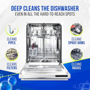 Dishwasher Cleaner and Deodorizer Tablets 26-Pack, Deep Cleaning Descaler for Dishwasher Machine, Heavy Duty, Septic Safe, Removes Grease & Build-ups, 1 Year of Cleaning Supplies (Unscented) by TinyTreasures Baby Boutique