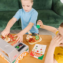 Melissa & Doug Top & Bake Wooden Pizza Counter Play Set (41 Pcs) - FSC Certified by TinyTreasures Baby Boutique