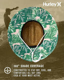 Hurley Women's Straw Hats - Real Straw Hat Medium Brim and Adjustable Chin Strap by GreenHaven Gardens