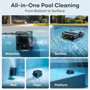 Aiper Scuba X1 Pro Max Pool Cleaning Robot, Pool Mapping, Adaptive Path, 8500 GPH Power, Double Filtration, Smart Surface Parking, Pool Vacuum for All Inground Pools by CozyNest Decor