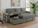 91-inch Reversible Sectional Sleeper by CozyNest Decor