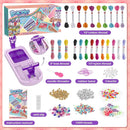 Arts and Crafts for Kids Ages 8-12,Friendship Bracelet Making Kit for Girl,DIY Arts and Crafts Maker for Kids,Jewelry Making Kit Christmas Gifts for Ages 6 7 8 9 10 11 12 Year Old (Purple) by TinyTreasures Baby Boutique