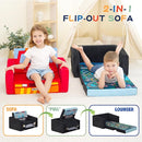 MallBest Kids Sofas Toddler Couch Bed Baby's Upholstered Chair Sleepover Couch Flipout Open Recliner(Black/Police Car) by TinyTreasures Baby Boutique