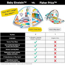 Baby Einstein 4-in-1 Kickin' Tunes Music and Language Play Gym and Piano Tummy Time Activity Mat by TinyTreasures Baby Boutique