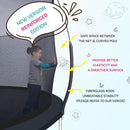 SkyBound 14 FT 12 FT 10FT 8FT 6FT Springless Trampoline for Kids and Adults - Recreational Trampolines with AntiRust Coating - Bungee Cords Outdoor Trampoline for Kids - No-Gap Design Zipper System by TinyTreasures Baby Boutique