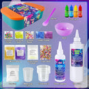 YOPINSAND Galaxy Slime Kit for Girls, DIY Slime Making Kit, Glimmer Crunchy, Butter, Foam, Glow in The Dark Slime with Add-ins, Foam Balls, Charms, Glitters, Party Favors Gift Toys for Kids 6-12 by TinyTreasures Baby Boutique