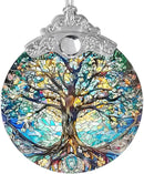 Tree of Life Stained Glass Suncatcher - Holidays & Christmas Tree Ornament, Decor & Gifts by GreenHaven Gardens