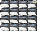 [ 16 Packs] Solar Motion Sensor Lights Outdoor, Solar Fence Lights with 3 Lighting Modes, Solar Powered Security Lights Waterproof for Outside Yard Wall Garden Backyard Deck Step Garage by GreenHaven Gardens