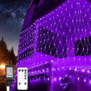 BrizLabs Christmas Net Lights, 11.8ft x 4.9ft 360 LED Christmas Bush Lights with Remote & Timer, 8 Modes Purple Mesh Lights Connectable Christmas Lights Outdoor for Christmas Bush Tree Yard Garden by GreenHaven Gardens