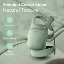 Momcozy Baby Carrier with Natural Cotton Linen, Built to Last, Ergonomic Design, 7-44lbs for Infant and Toddler, Lightweight and Comfortable, Hands-Free for Moms&Dads, Sage Green by TinyTreasures Baby Boutique