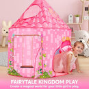 JOYIN Princess Tent Girls Large Playhouse Kids Castle Play Tent for Children, Pop Up Play House for Toddlers Indoor and Outdoor Games by TinyTreasures Baby Boutique
