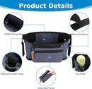 Accmor Universal Stroller Organizer with Detachable Phone Bag, Stroller Bag Caddy Organizer Stroller Accessories for Uppababy, Baby Jogger, Nuna, Doona, Britax Strollers by TinyTreasures Baby Boutique
