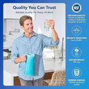 Express Water Reverse Osmosis Alkaline Ultraviolet Water Filtration System – 100 GPD (Deluxe Chrome Faucet) by CozyNest Decor
