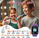 Goodatech 1.69'' Kids Smart Watch for Kids Boys Girls, HD Camera,26 Puzzle Games,Video Music Player,Pedometer,Flashlight,Alarm Clock, Christmas Birthday Gifts for 4-12 Years Children (Purple) by TinyTreasures Baby Boutique