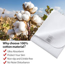 Washable Underpads, 34" x 72" (Pack of 2) Extra Heavy Absorbency ,100% Waterproof Mattress Protector,Flannel Cotton Underpads for Kids, Adults,Pets,Bed, Couch, Sofa, Floor,Home by TinyTreasures Baby Boutique