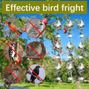 12 PCS Stainless Steel Bird deterrents for Outside,3D Bird Scarer Discs Set Pigeon Deterrent,Bird reflectors to Keep Birds Away Woodpecker Deterrent for House,Crow Deterrent by GreenHaven Gardens