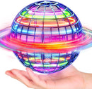 Flying Orb Ball (Blue, 2025 Upgraded) with Dazzling Lights, Magic Hover Spinner, Cool Boomerang Drone, Floating Cosmic Globe, Kids Toys Gifts for 6 7 8 9 10 Year Old Boys Girls by TinyTreasures Baby Boutique