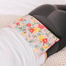 Large Microwave Heating Pad with Flax Seed, Scented or Unscented, Good For Back Pain or Cramps, Moist Heat Therapy or Ice Pack, Microwavable Bean Bag, 6" x 12" (Roses, No Added Herbs) by CozyNest Decor