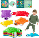 JOYIN Turtle Balance Stepping Stones, 6 Pcs Kids Turtle Jumping Stones Steps Stones Up to 265 Ibs, Toddler Obstacle Course Coordination Game Toys for Ages 3 Years and UP Indoor or Outdoor Play by TinyTreasures Baby Boutique