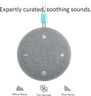SNOOZ Go - Portable Travel Sound Machine, 6 Sounds, Fan, Pink & White Noise, Rechargeable Bluetooth Speaker, Sleep Aid for Adults, Kids, Office Privacy, Sleeping Essential for Gift Registry - Charcoal by TinyTreasures Baby Boutique