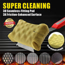 GRILLART Grill Brush Bristle Free. SteamWizards BBQ Replaceable Cleaning Head, Unique Seamless-Fit Scraper Tool for Cast Iron/Stainless-Steel Grates, Safe Barbecue Grill Cleaner-Red by GreenHaven Gardens