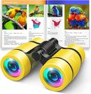 Toys for 3-7 Year Old Girl Boy: LET'S GO! Bird Watching Binoculars for Kids Ages 3 4 5 6 7 Year Old Girls Boys Outside Learning Toy for Kid Preschool Gift Toddler Binoculars Toy Stuffers by TinyTreasures Baby Boutique