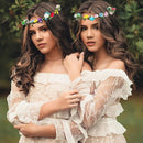 Syhood 20 Sets Flower Crowns Making Kit, Make Your Own Flower Crown Wreath Headbands and Bracelets Craft Kit Hair Accessories Handmade DIY Floral Garland Presents for Girls by TinyTreasures Baby Boutique