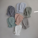 mushie Baby Bath Mitt | Organic Cotton | Pack of 2 (Fog) by TinyTreasures Baby Boutique