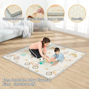 Mloong Baby Playpen with Mat, 59x59 Inches Extra Large Playpen for Babies and Toddlers, Indoor & Outdoor Activity Center, Safety Baby Fence by TinyTreasures Baby Boutique