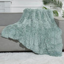 GONAAP Fuzzy Faux Fur Throw Blanket Twin Size Ice Blue Super Soft Cozy Plush Fuzzy Shaggy Blanket for Couch Sofa Bed (Ice Blue, Twin(60"x80")) by CozyNest Decor