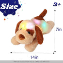 Cuteoy Glowing LED Dog Light-up Nightlight Toys Musical Plush Stuffed Animal Soft Singing Lullabies Birthday Christmas Plushies Puppy Gifts for Kids Boys Girls,14" by TinyTreasures Baby Boutique