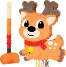 Wernnsai Reindeer Piata for Christmas - Large & Cute 16.5'' Brown Decorative Piata by TinyTreasures Baby Boutique