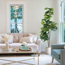 Artificial Fiddle Leaf Tree, 6ft Faux Plant Fake Ficus Lyrata Trees with White Planter, Artificial Fig Trees Floor Plants for House Office Living Room Indoor Home Decor, Housewarming Gift by CozyNest Decor