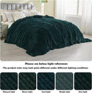 GONAAP Fuzzy Faux Fur Throw Blanket Twin Size Dark Teal Super Soft Cozy Plush Fuzzy Shaggy Blanket for Couch Sofa Bed (Dark Teal, Twin(60"x80")) by CozyNest Decor