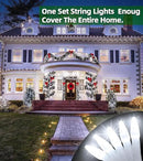 1500 LED Chrstmas String Lights, 492FT Super Long Christmas Lights with 8 Modes, Christmas Tree Lights with Timer Memory for Indoor Outdoor Tree Fence Garden Xmas Wedding Party Decor Cool White by GreenHaven Gardens
