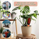 6 Sets Plant Watering Devices Include Terracotta Self Watering Spikes and 26 oz Plastic Bottles Slow Release Vacation Insert Automatic Plant Watered Device by GreenHaven Gardens