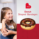 BioSwiss Bandages, Donut Shaped Self Adhesive Bandage, Latex Free Sterile Wound Care, Fun First Aid Kit Supplies for Kids, 24 Count by TinyTreasures Baby Boutique