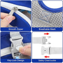 Accmor Toddler Harness Leash, Kids Cute Excavator Walking Harness Tether Wristband Assistant Strap Belt Protector for Baby Boys, Collapsible Child Leash + Anti Lost Wrist Link for Outdoor Travel Blue by TinyTreasures Baby Boutique