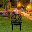 Personalized Butterfly Garden Metal Sign with Stake, Custom Address Plaque Yard Name Sign, Farmhouse Decorations by CozyNest Decor
